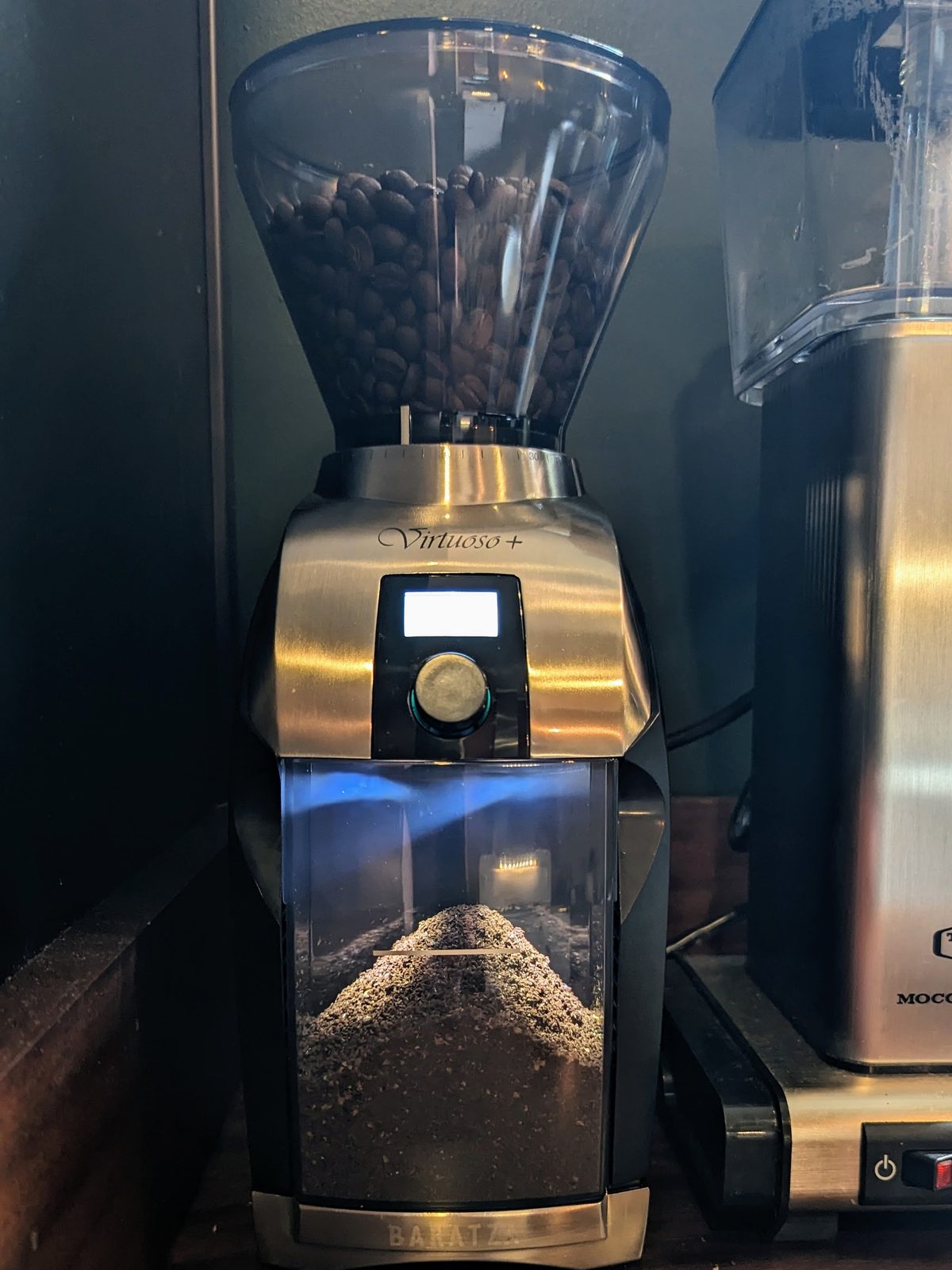 Baratza Virtuoso+ Coffee Grinder at CR Coffee Shop