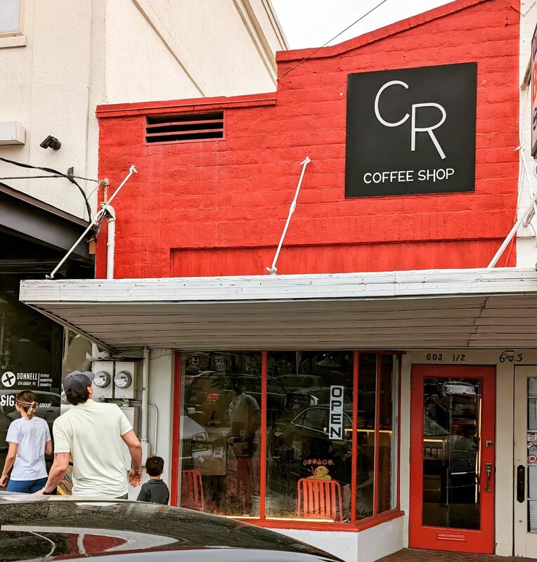 CR Coffee Metairie Road location storefront in Old Metairie
