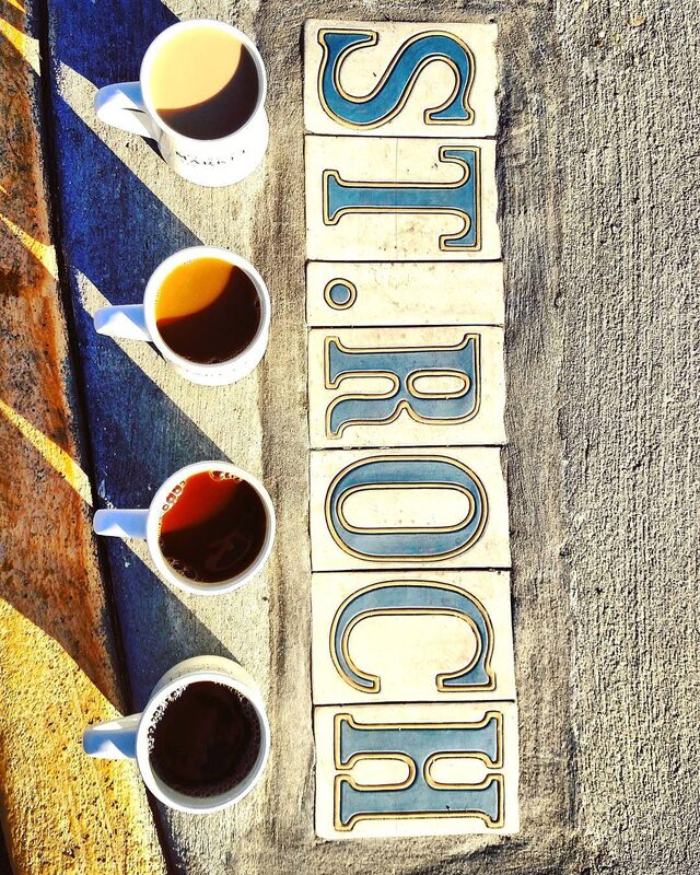 CR Coffee Shop tile sign at St. Roch Market
