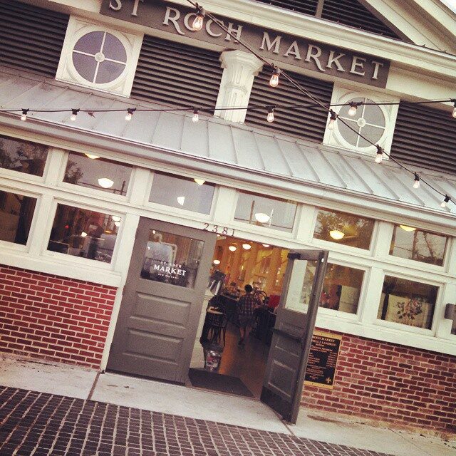 St. Roch Market exterior on opening day 2015 New Orleans
