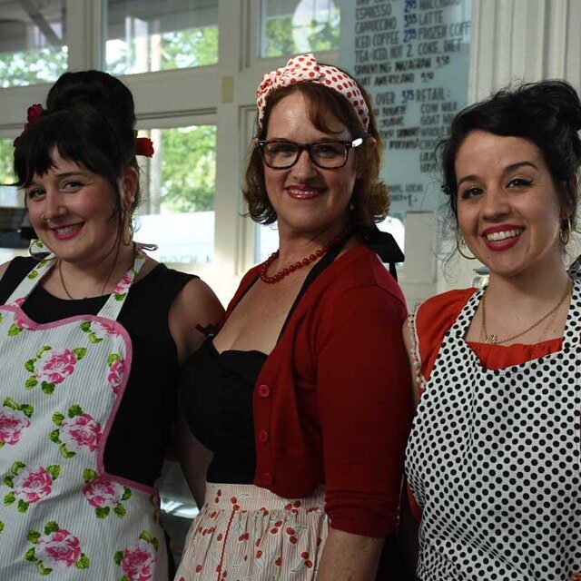 Original CR Coffee baristas at St. Roch Market