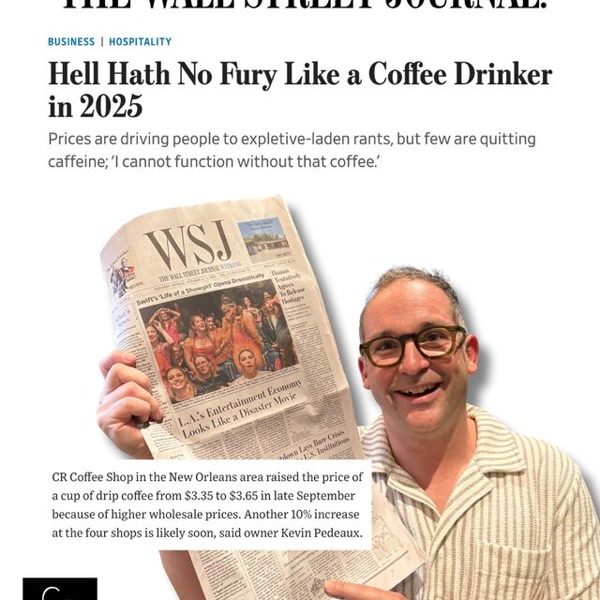 CR Coffee WSJ feature