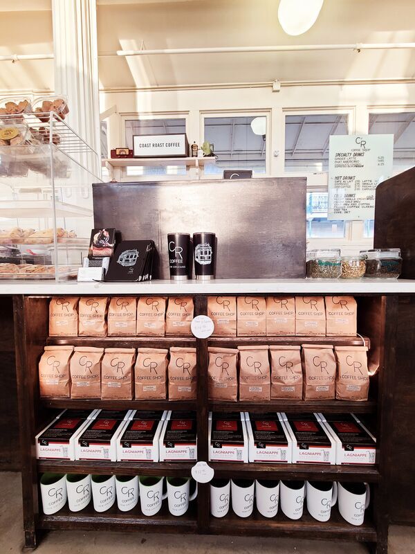 Counter display at St. Roch Market