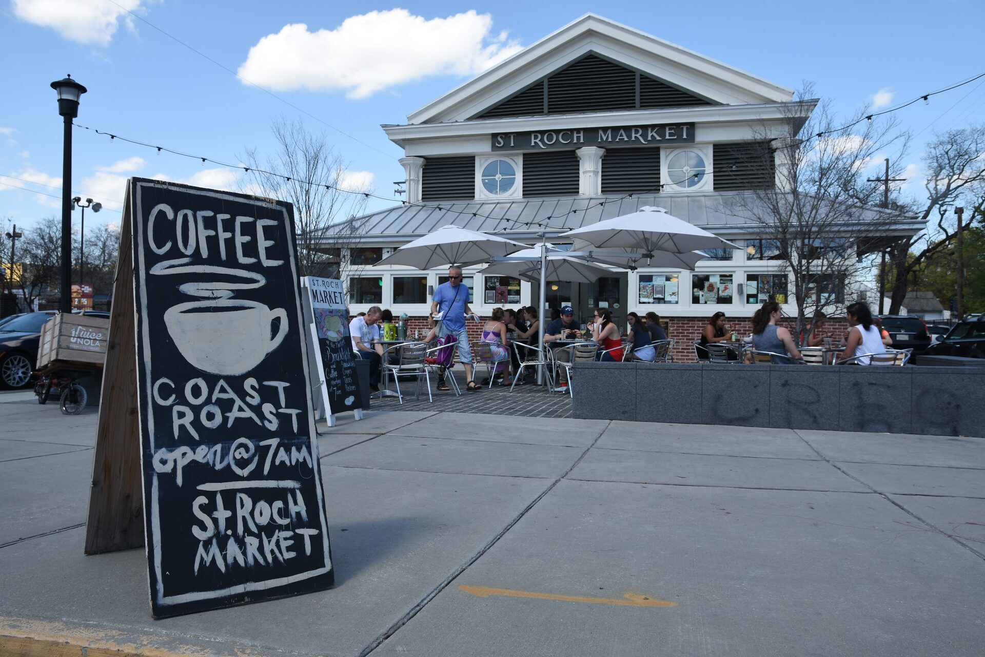 CR Coffee St. Roch Market location exterior